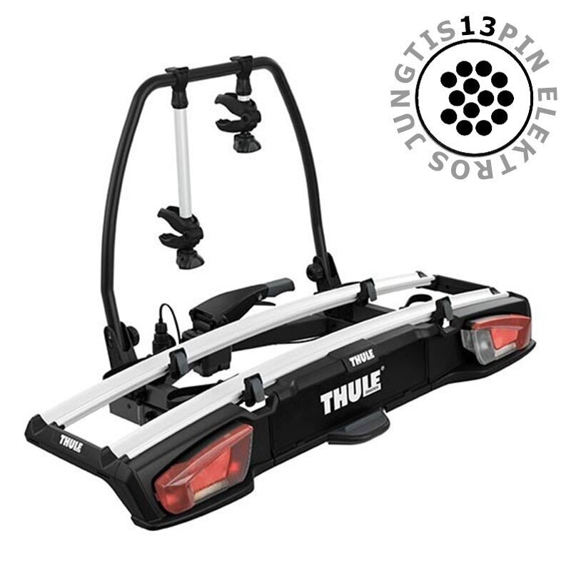 2 dviračių laikiklis ant kablio Thule VeloSpace XT