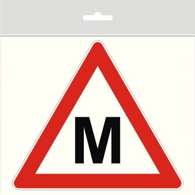 Lipdukas "M" Mokomasis transportas (atitinka KET reikalavimus)