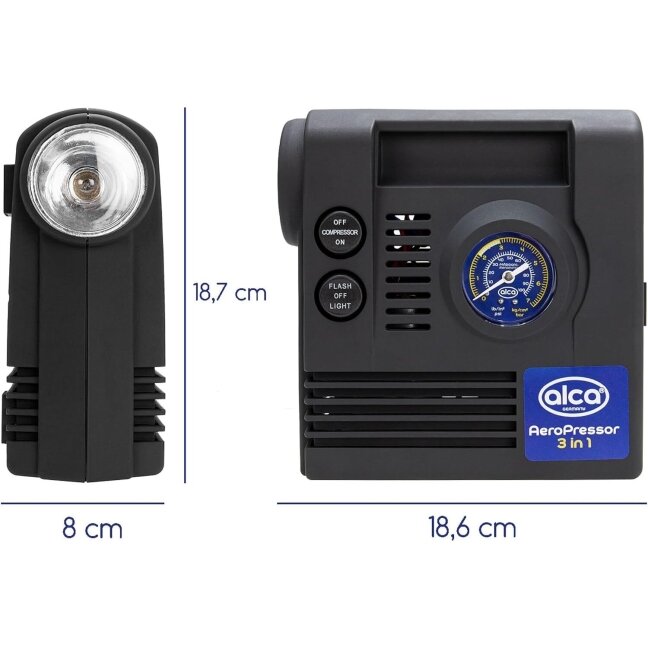 Alca kompresorius 3in1 12V 3