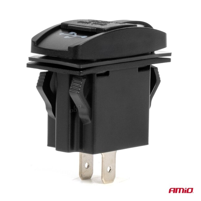 Įmontuojamas dvigubas USB lizdas 3 Įmontuojamas dvigubas USB lizdas 3