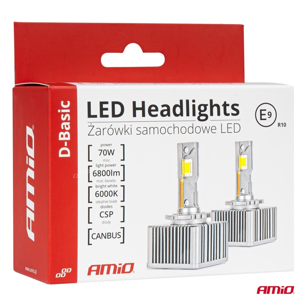 LED lemputės Amio D4S/R 6 LED lemputės Amio D4S/R 6