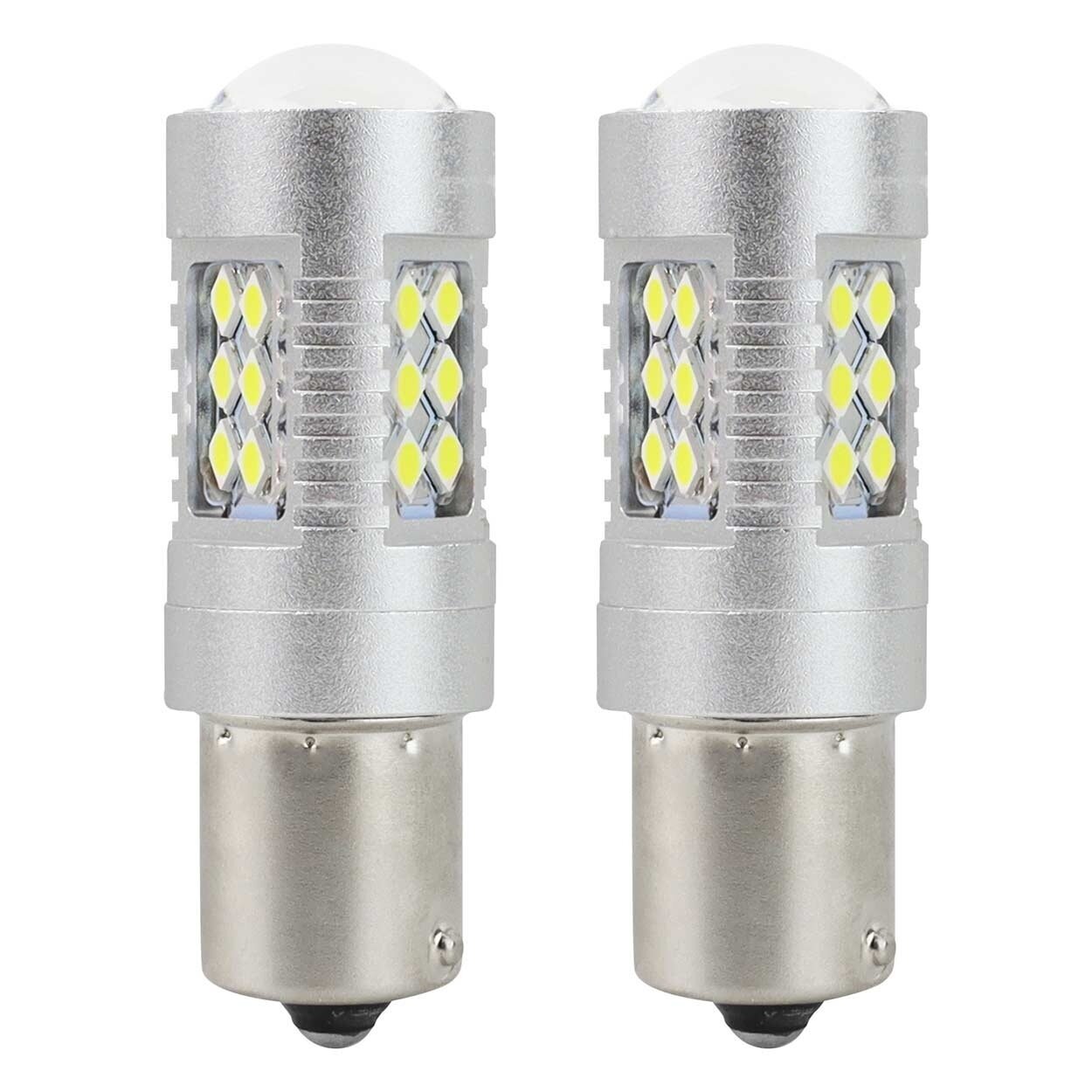 LED lemputės P21W Baltos CANBUS 12/24V