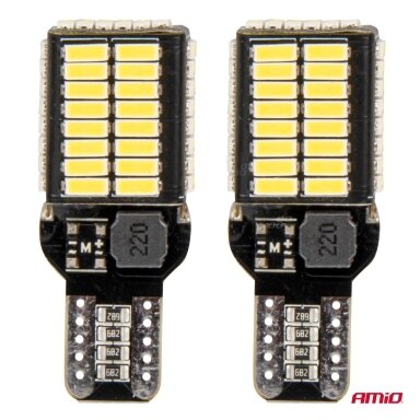 LED lemputes W16W Baltos PRO Series CANBUS 12/24V 2vnt