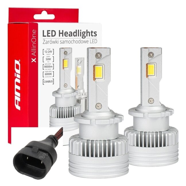 LED lemputės AMIO AllinOne D2S D2R D4S D4R LED lemputės AMIO AllinOne D2S D2R D4S D4R
