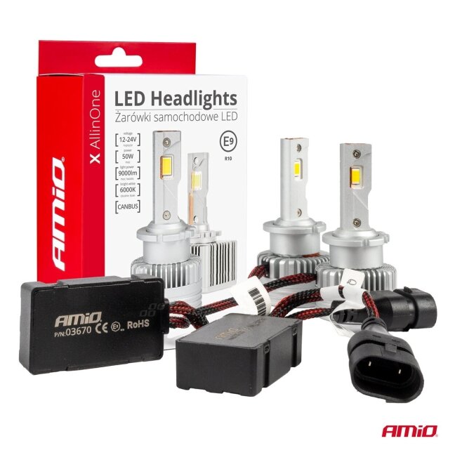 LED lemputės AMIO AllinOne D2S D2R D4S D4R 7