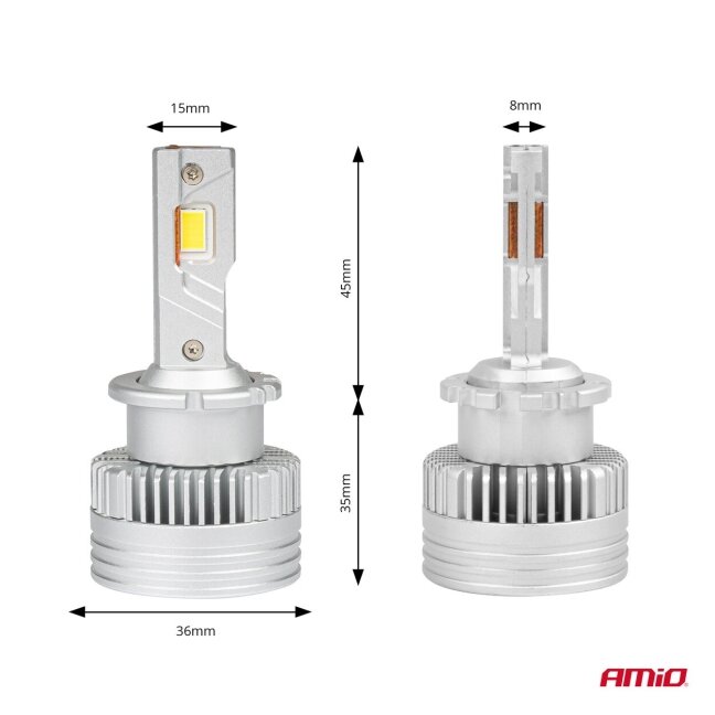 LED lemputės Amio D4S/R 3