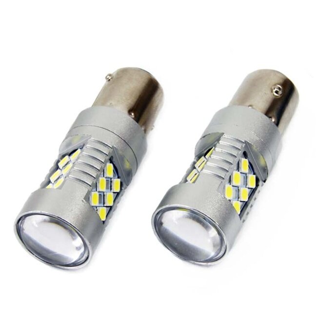 LED lemputės P21W Baltos CANBUS 12/24V 1 LED lemputės P21W Baltos CANBUS 12/24V 1