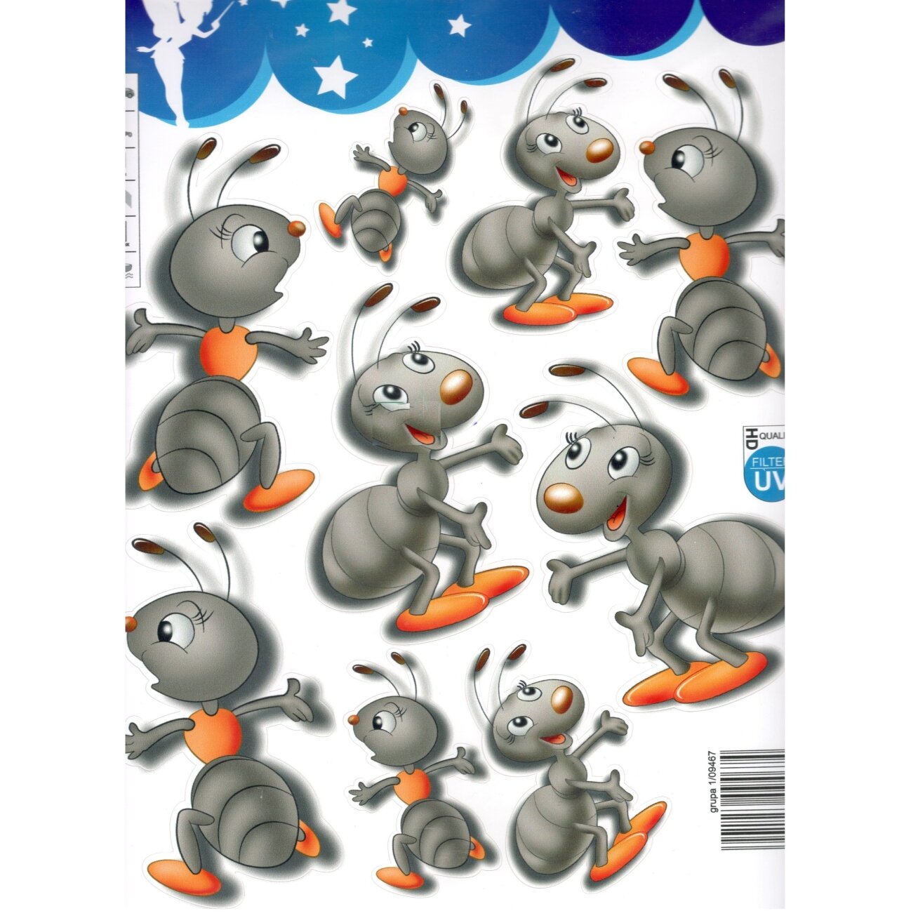 Lipdukų rinkinys "Skruzdėlytės"