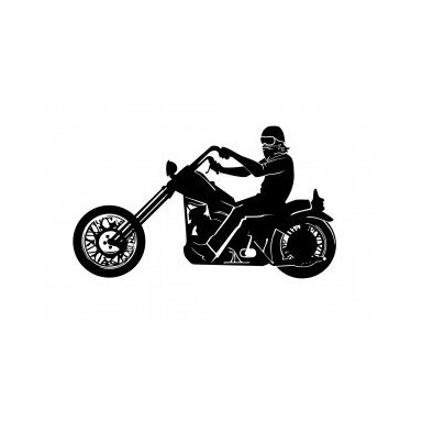 Lipdukas „Motociklininkas“