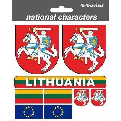 Lipdukų rinkinys „Lithuania“