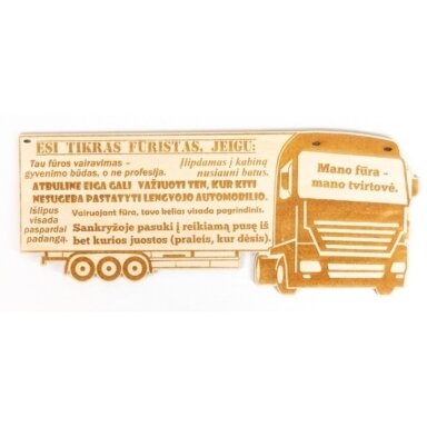 Medinė lentelė "Fūristas"