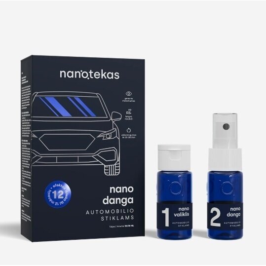 Nano danga automobilio stiklams 1