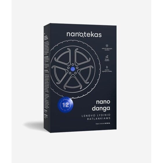 Nano danga lengvo lydinio ratlankiams