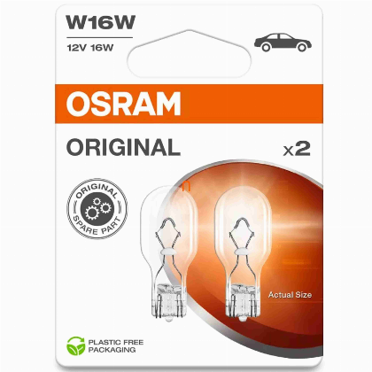 OSRAM LEMPUTĖS 16W 12V W2,1X9,5D OSRAM LEMPUTĖS 16W 12V W2,1X9,5D