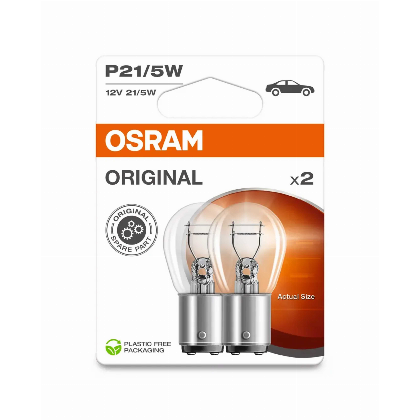 OSRAM LEMPUTĖS P21/5W 12V BAY15D OSRAM LEMPUTĖS P21/5W 12V BAY15D