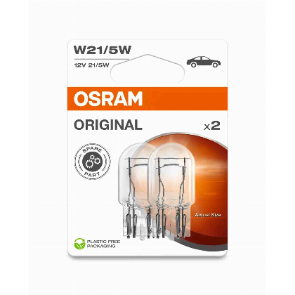 OSRAM LEMPUTĖS W21/5W 12V W3X16Q