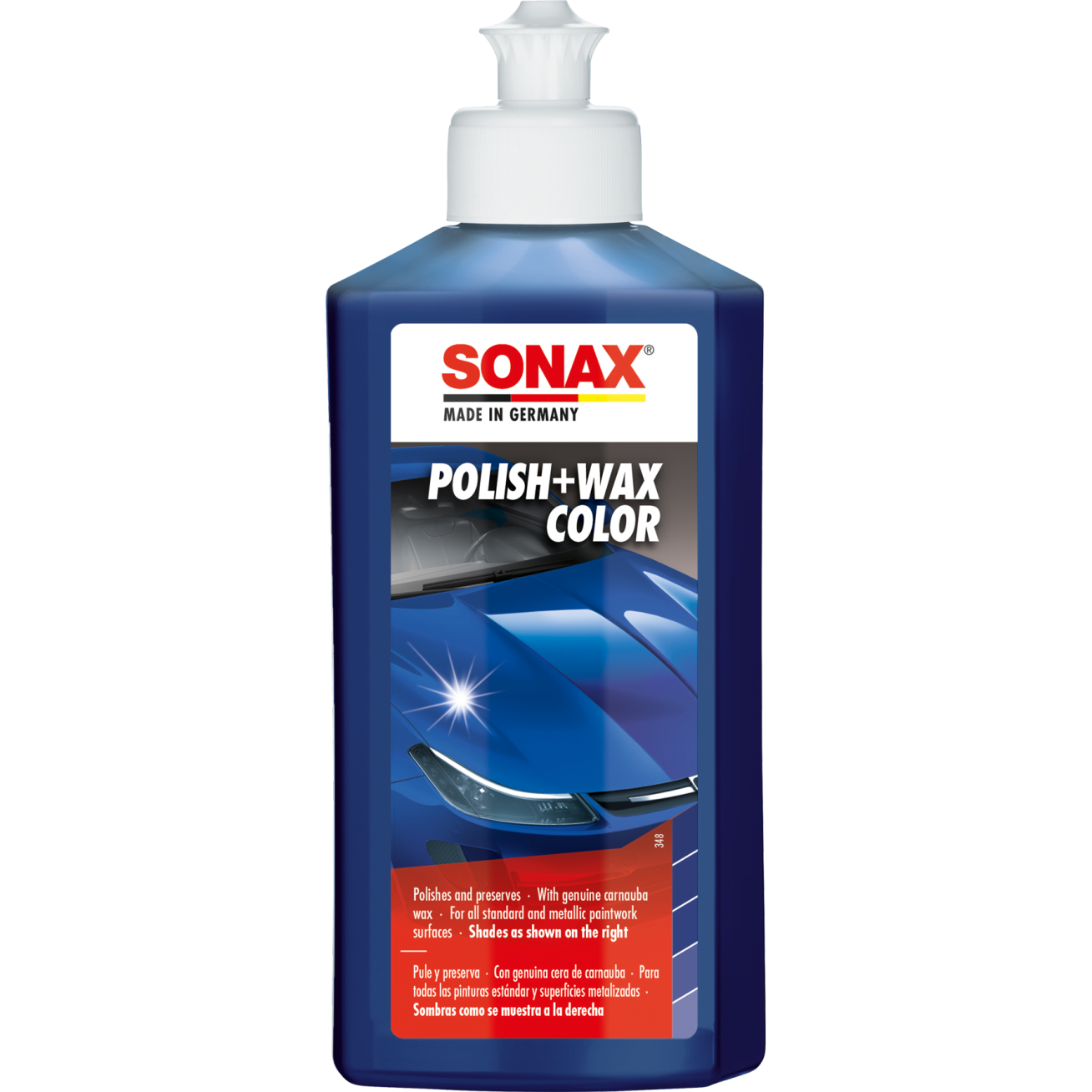 Polirolis su vašku mėlynos spalvos Polish&Wax, 250ml Polirolis su vašku mėlynos spalvos Polish&Wax, 250ml