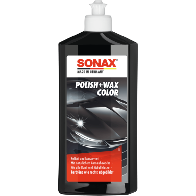 Polirolis su vašku juodos spalvos Polish&Wax, 250ml