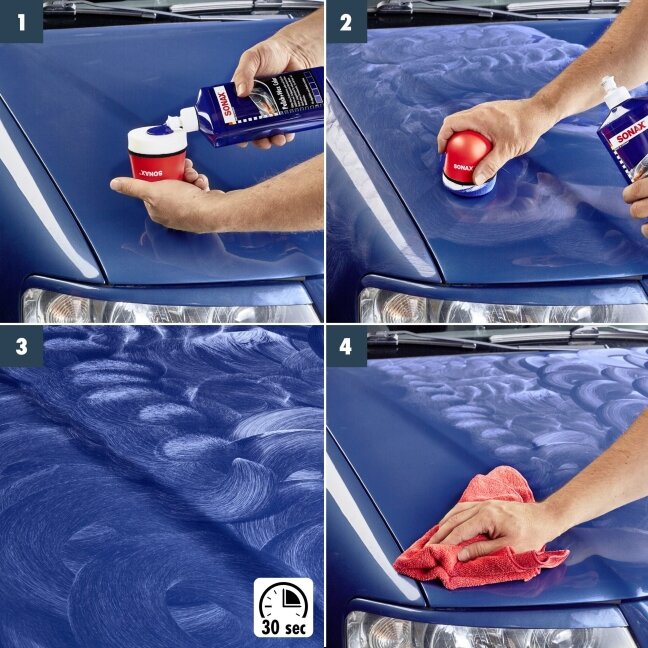 Polirolis su vašku mėlynos spalvos Polish&Wax, 250ml 3 Polirolis su vašku mėlynos spalvos Polish&Wax, 250ml 3