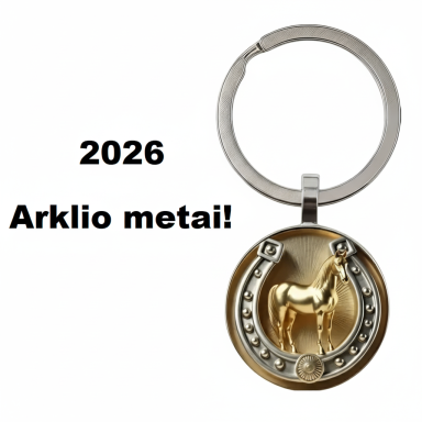 Raktų pakabukas "Arklio metai"