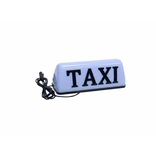 TAXI plafonas su apšvietimu 12V, magnetinis, 30 cm 2 TAXI plafonas su apšvietimu 12V, magnetinis, 30 cm 2