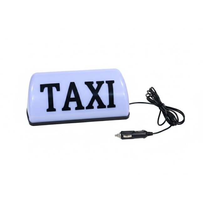 TAXI plafonas su apšvietimu 12V, magnetinis, 30 cm 1