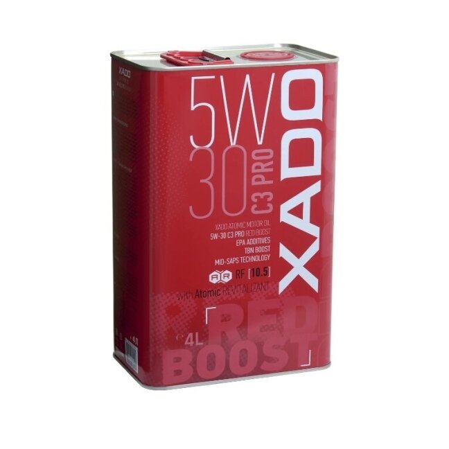 XADO Atomic Oil 5W-30 C3 Pro RED BOOST 4L XADO Atomic Oil 5W-30 C3 Pro RED BOOST 4L