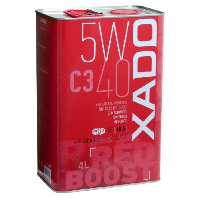 XADO Atomic Oil 5W-40 C3 RED BOOST 4L XADO Atomic Oil 5W-40 C3 RED BOOST 4L